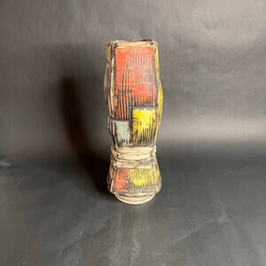 Porcelain, Brutalist Ceramic Art, Signed Studio Pottery, Barry Unitas Barnes